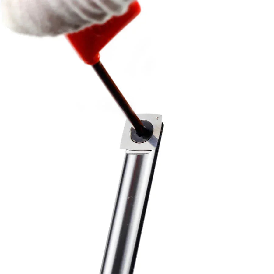 Full Size Rougher Carbide Turning Tool with Square Radius Insert - FindBuyTool