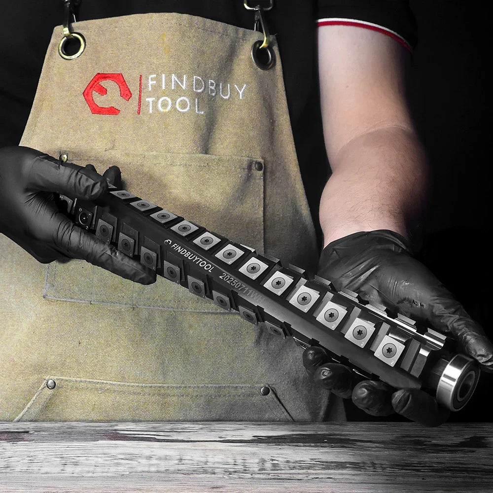 Helical Cutterhead for DeWalt DW735/DW735X/DW735-XE Thickness Planer, 4 Rows - FindBuyTool