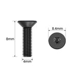 Torx parafuso de cabeça plana M4 x 8