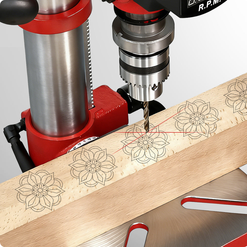 Machorool® FDP101 10" Variable Speed Benchtop Drill Press - FindBuyTool