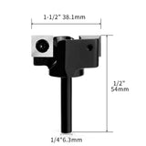 Slab Flattening Router Bit with 2-Wing Carbide Inserts