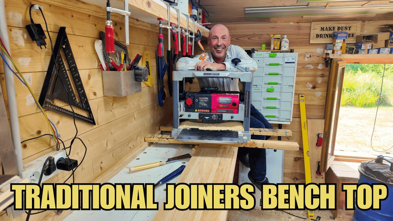 Traditional_Workbench_Top_with_the_help_of_FINDBUYTOOL_s_Thickness_Planer_Findbuytool