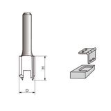 Bottom Cleaning Router Bit-1/2" to 1-1/4" Dia. x 19.05mm Height, 1/2" Shank