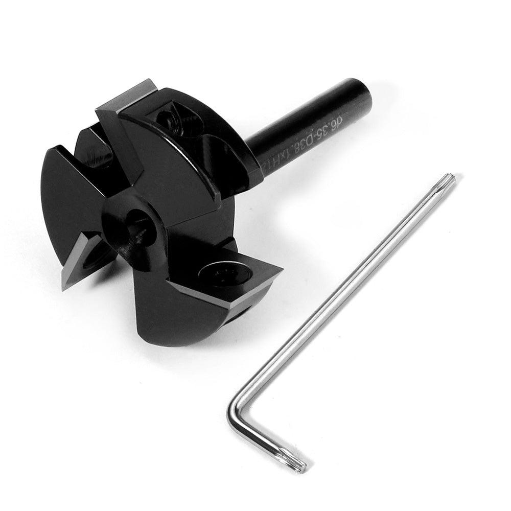 CNC Spoilboard Surfacing Router Bit 3 Wings with Carbide Insert ...