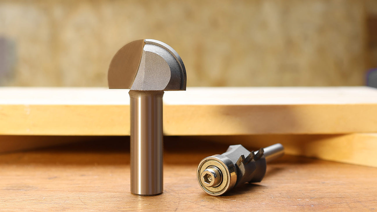 Straight Router Bit-Short Blade-10mm Dia. x 20mm Height, 1/2