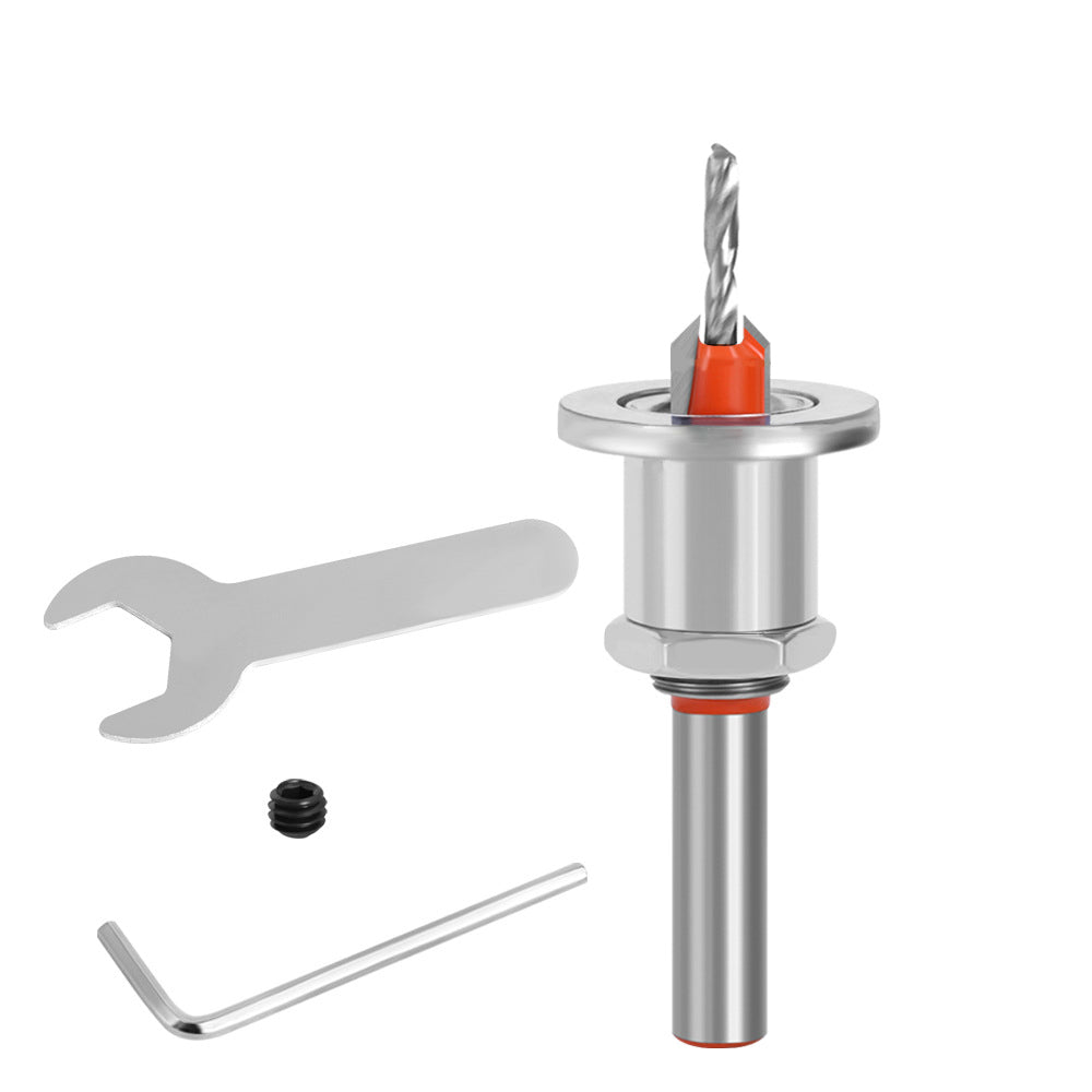 Countersink Drill Bit with Adjustable Depth Stop