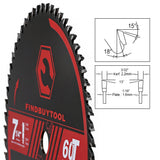 Findbuytool 7-1/4-Inch 60-Tooth Circular Saw Blade - FindBuyTool