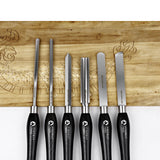 FindBuyTool M2 Cryo HSS 6 piece wood turning lathe chisel set for beginners
