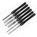 FindBuyTool M2 Cryo HSS 6 piece wood turning lathe chisel set for beginners