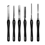 M2 Cryo HSS 6 PCS Wood Turning Lathe Chisel Set for Beginners
