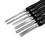 FindBuyTool M2 Cryo HSS 6 piece wood turning lathe chisel set for beginners