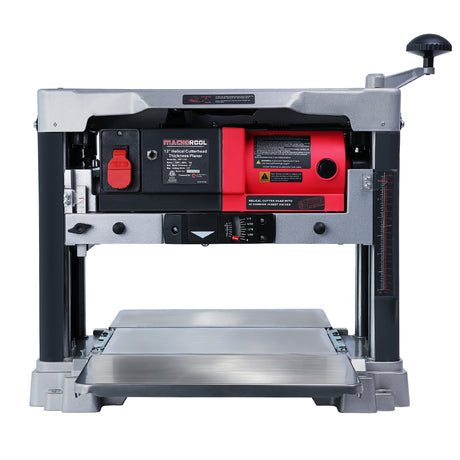 FindBuyTool Machorool® FB131H 13" Benchtop Wood Thickness Planer with Helical Cutterhead - FindBuyTool