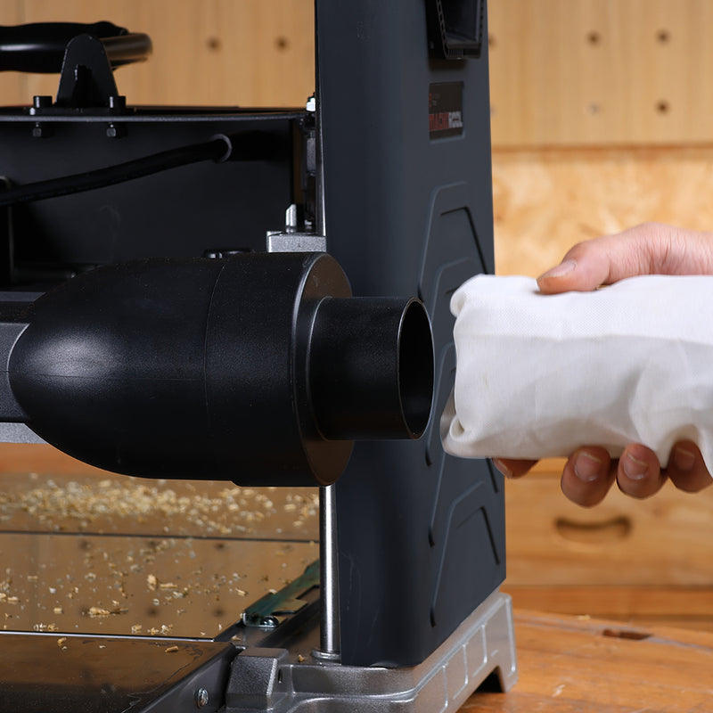 FindBuyTool Machorool® FB131H 13" Benchtop Wood Thickness Planer with Helical Cutterhead - FindBuyTool