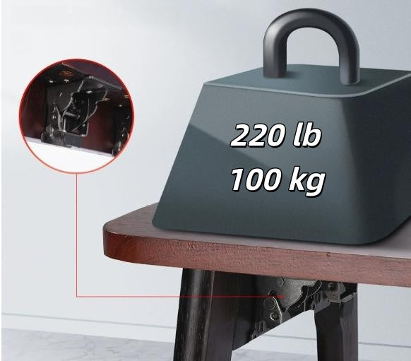 Folding Leg Bracket, 2 PCS