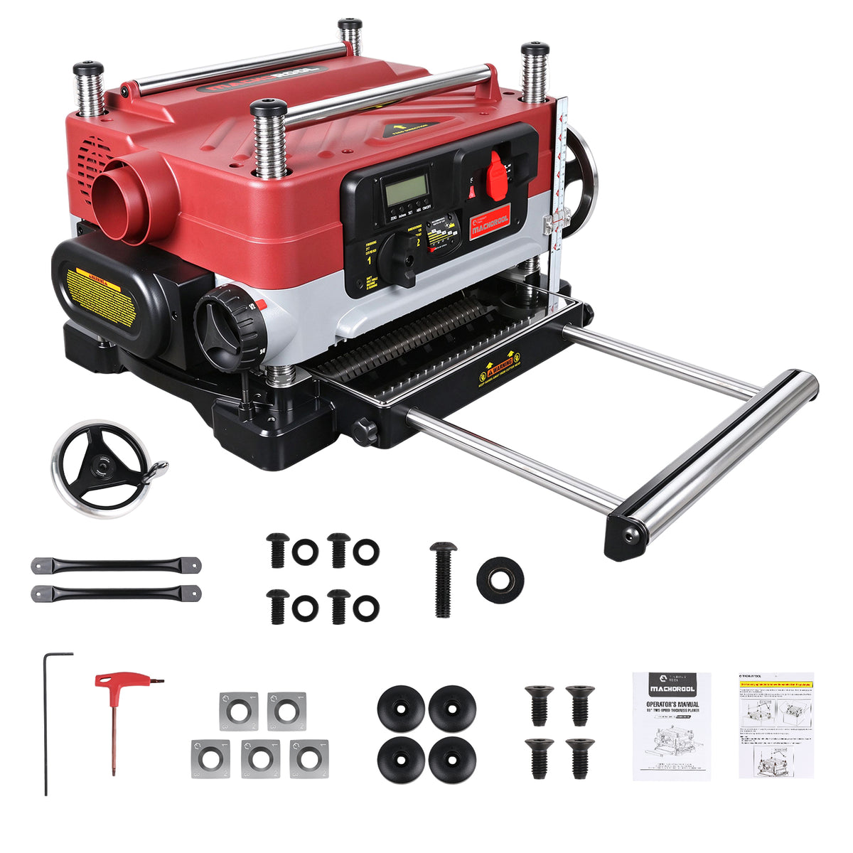 [Pre-order]Machorool® 15" Thickness Planer with Helical Cutterhead -  FB152H