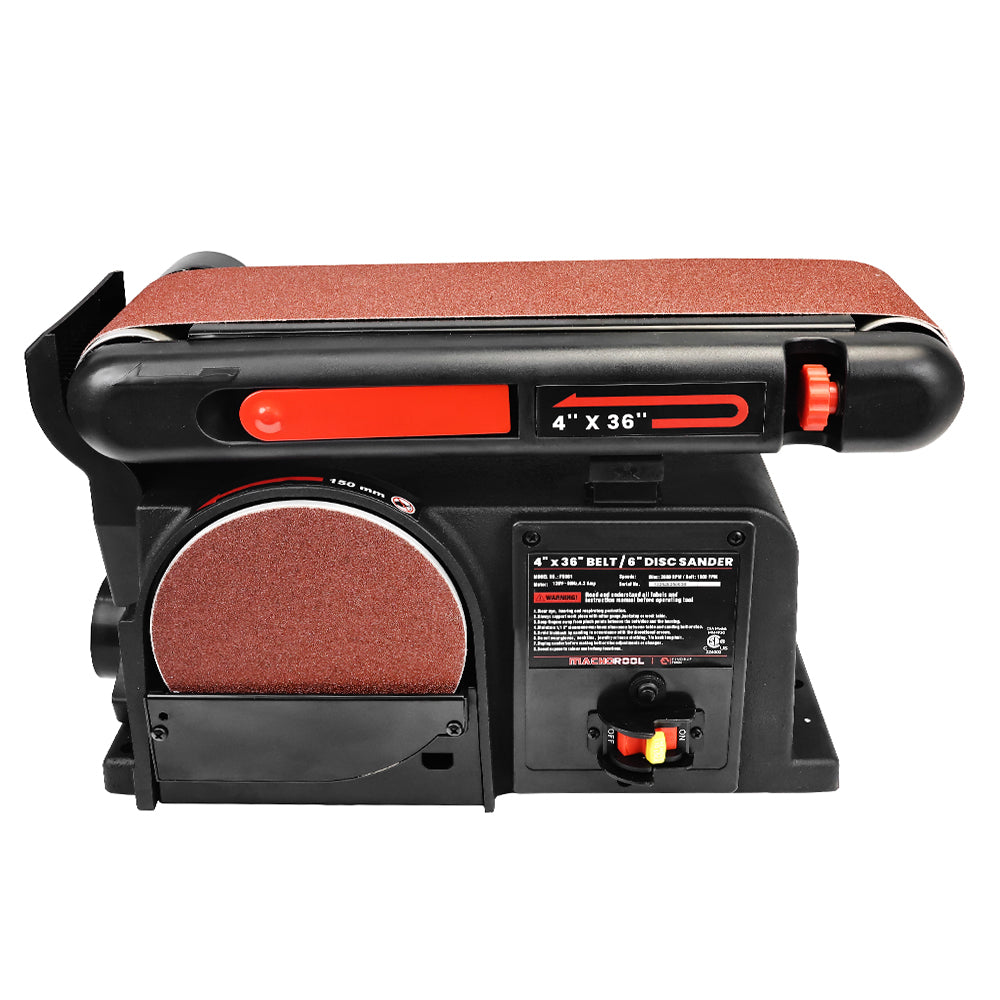 Machorool® 4"x36" Belt & 6” Disc Sander