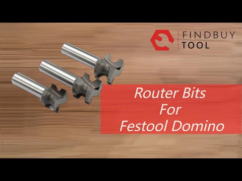 Bits de routeur pour Festool DF700 Domino Tenons, 3pcs