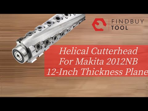 Helical Cutterhead for Makita 2012NB 12-Inch Thickness Planer