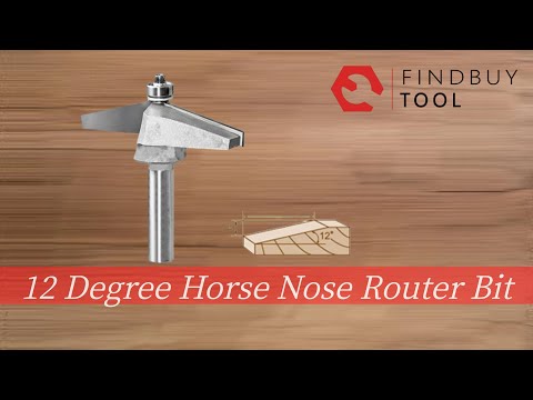 Bit Router de la nariz de los caballos de 12 grados