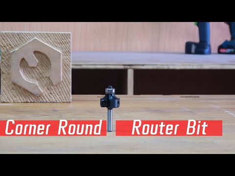 Corner Round Router Bit with Carbide Insert