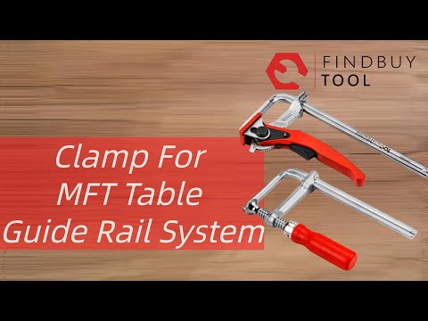 Pince à vis rapide pour le système de rail de guide de table MFT
