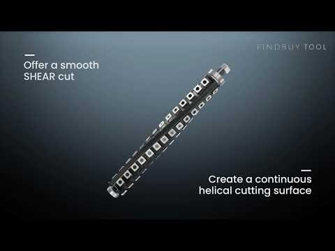 Helical Cutterhead for DeWalt DW735/DW735X/DW735-XE Thickness Planer, 4 Rows