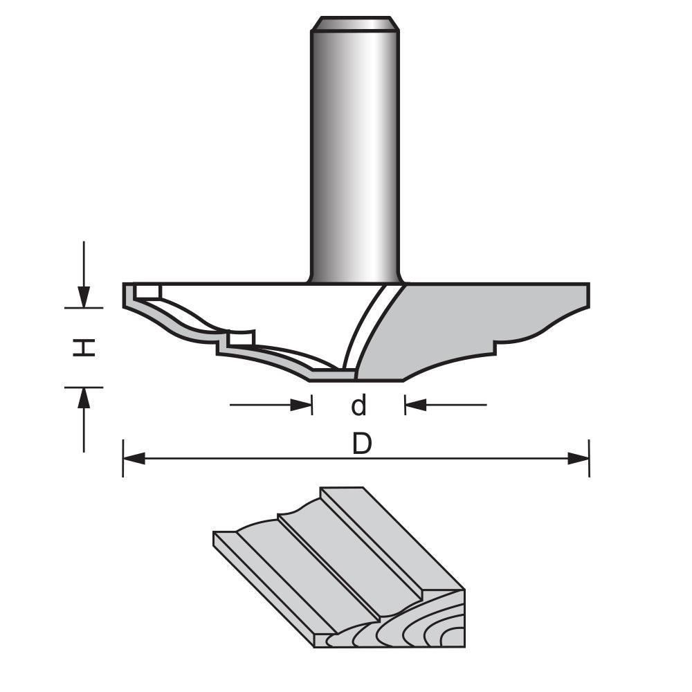 Raised Panel Router Bit-1923 – FindBuyTool