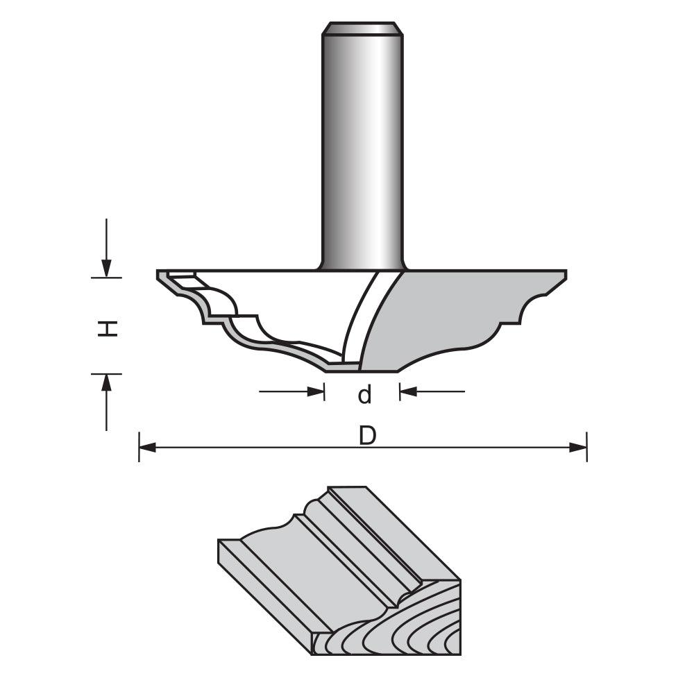 Raised Panel Router Bit-1950 – FindBuyTool