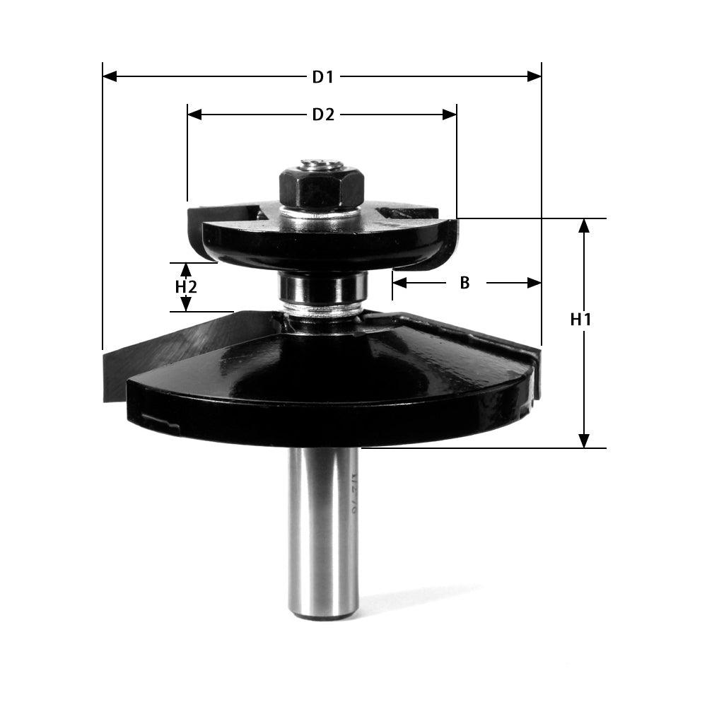 Raised Panel Router Bit with Backcutter – FindBuyTool