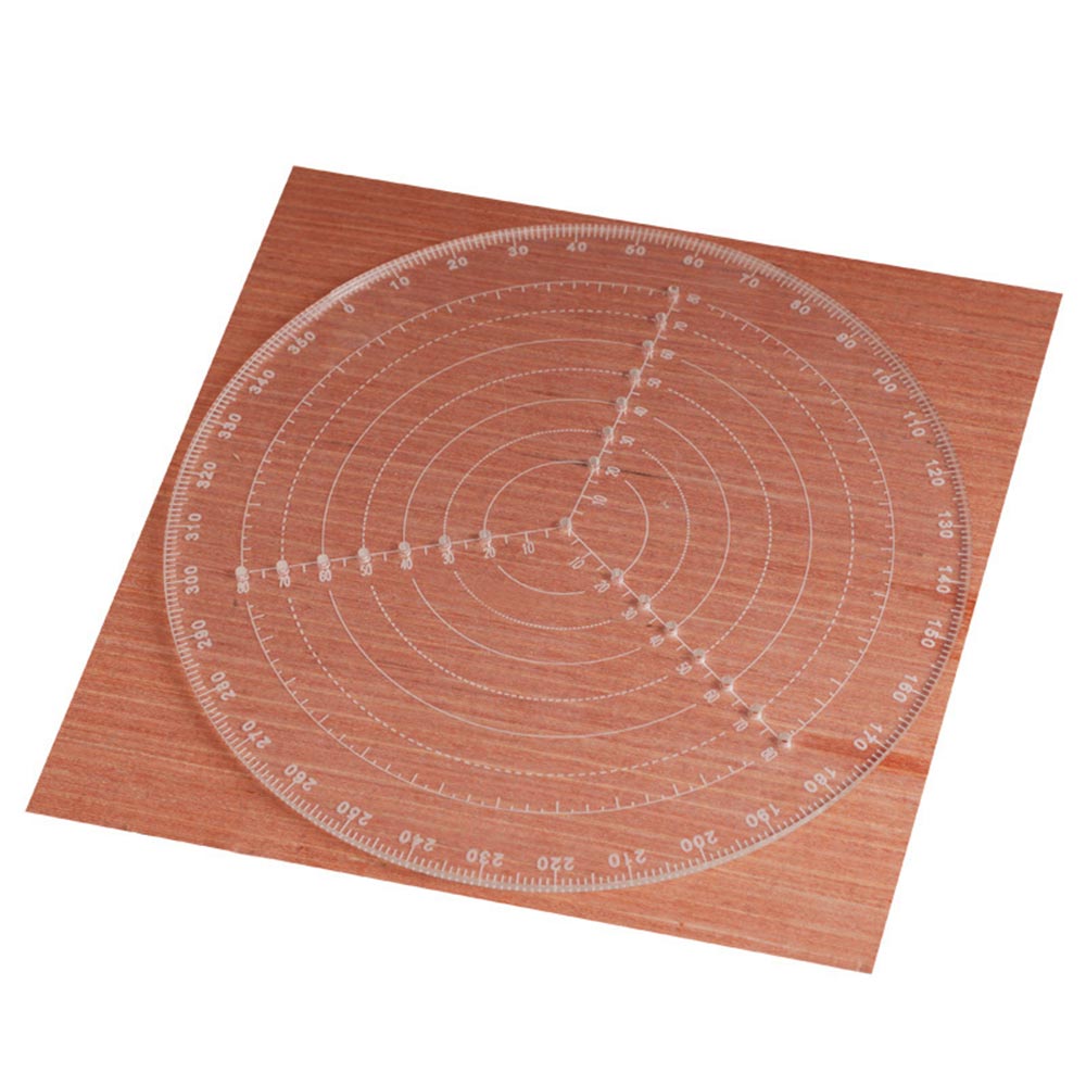 Round Center Finder Compass para turnagem de madeira