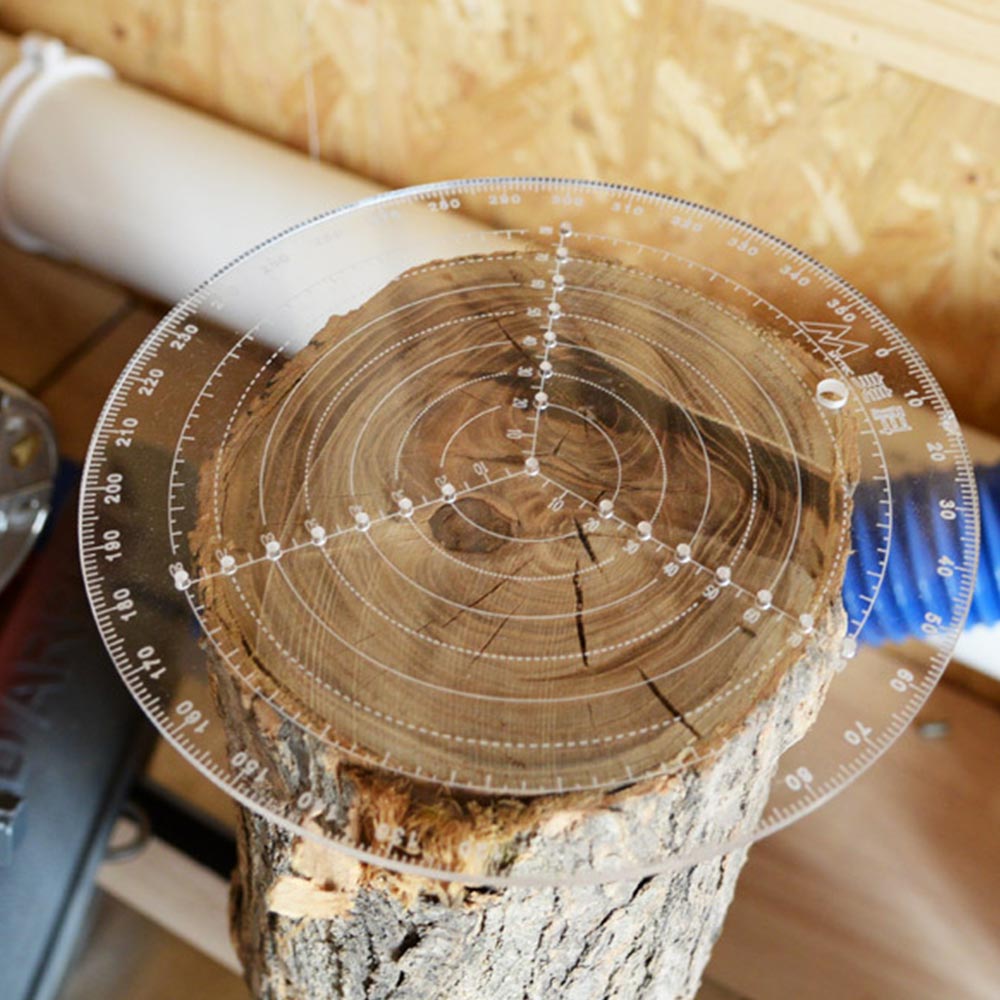 Round Center Finder Compass para Woodturning