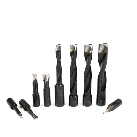 Router Cutter Bit Set for DF500 and DF700 Domino, 9 Pcs