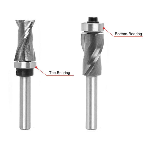 Spiral upcut router bit with bearing discount