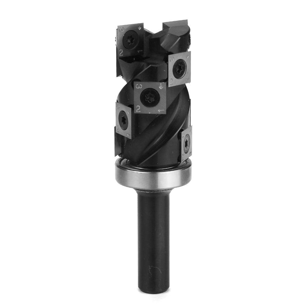 Spiral Flush Trim Router Bit with Carbide Insert, Top Bearing – FindBuyTool
