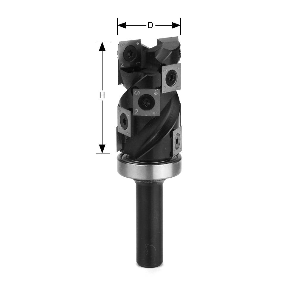 Uxcell 4pcs Flush Trim Router Bit 1/2" Shank 1/2" Dia Carbide Tipped