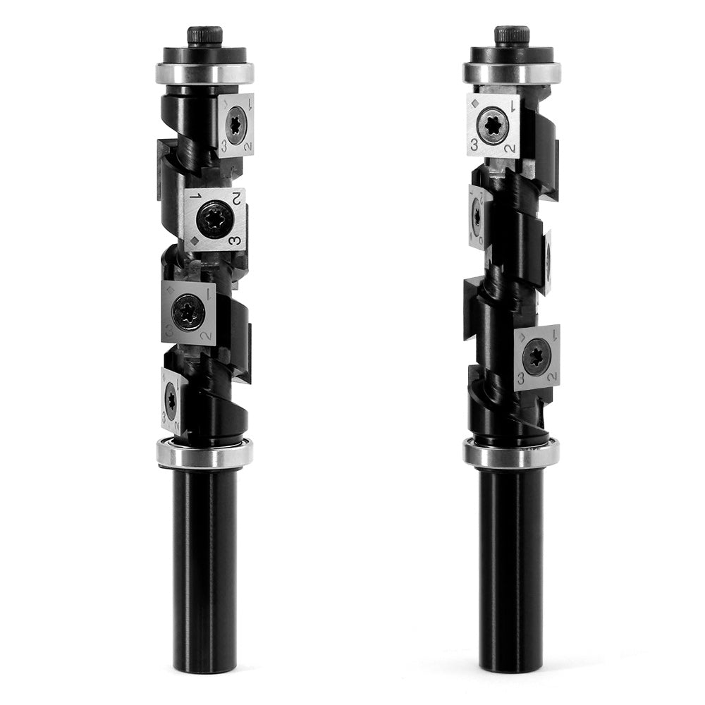 Spiral flush on sale trim router bit