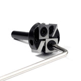 Spoilboard Surfacing Router Bit 2+2 Flutes 1/4" Shank with Carbide Insert - FindBuyTool