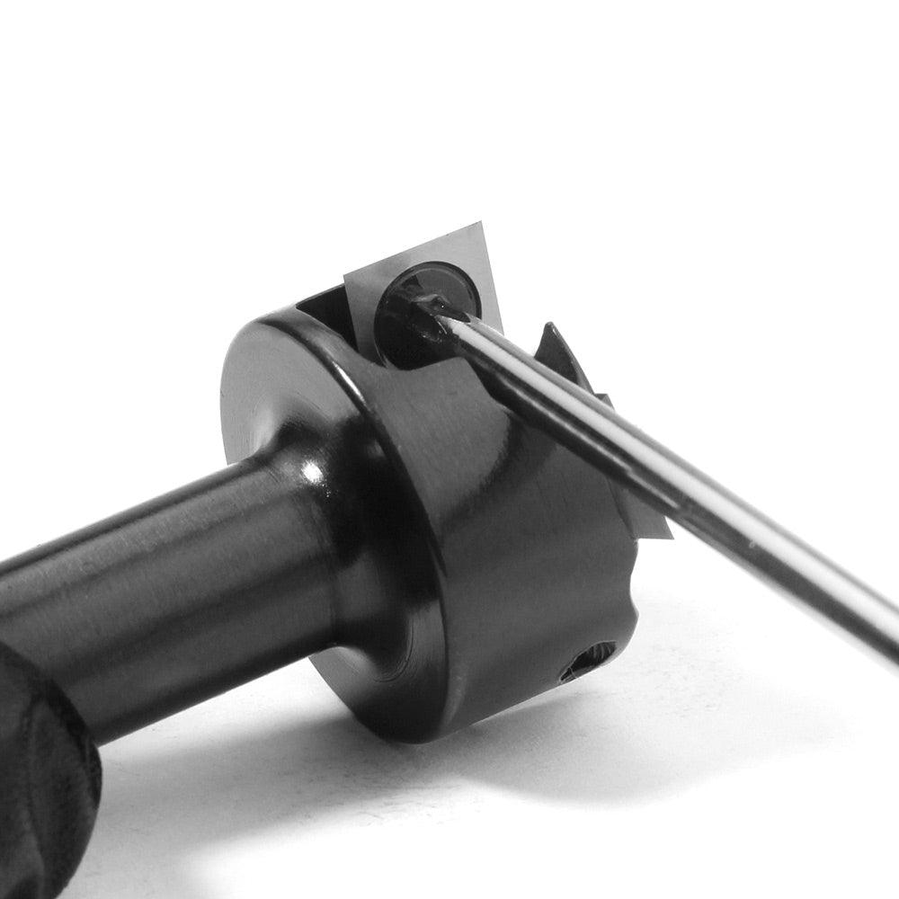 Spoilboard Surfacing Router Bit 2+2 Flutes 1/4" Shank with Carbide Insert - FindBuyTool