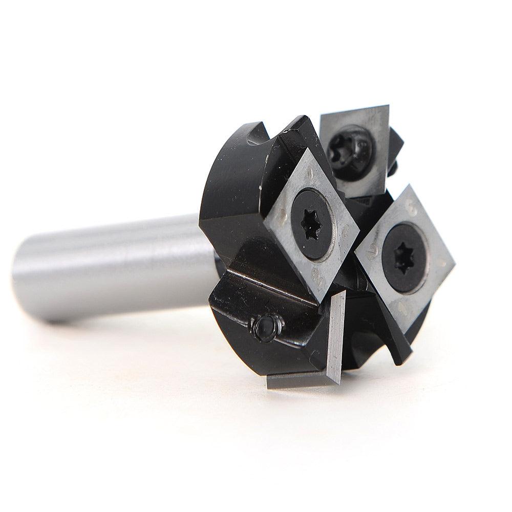Surfacing Router Bit For Handheld Spoilboard Surfacing Router Bit 2+2 Flutes with Carbide Insert ...