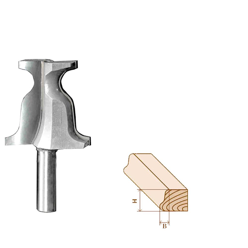 table router wavy bit custom trim woodworking technique