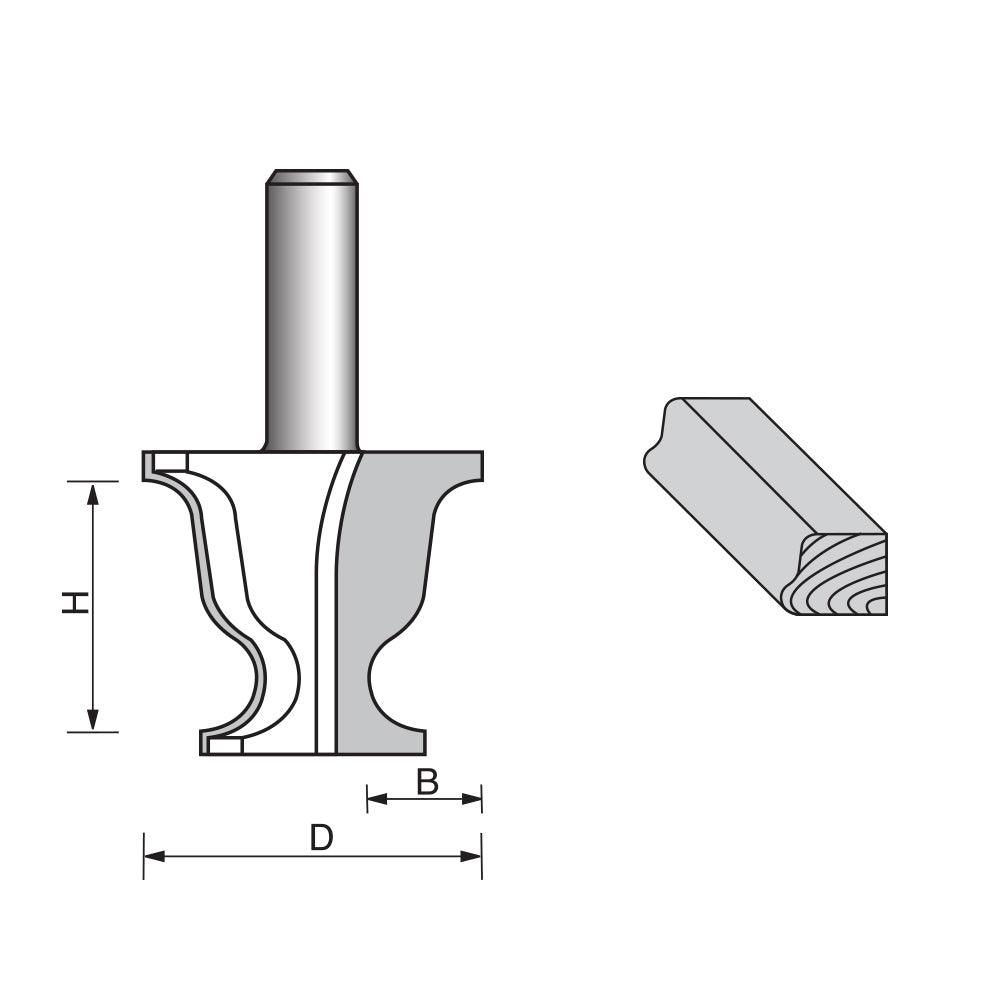 Table Edge Wavy Beading Router Bit – FindBuyTool