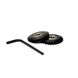 Woodturning Texturing Tool Spiraling System M2 Cryo HSS, 1-3/16"(30mm) Cutters Set - FindBuyTool