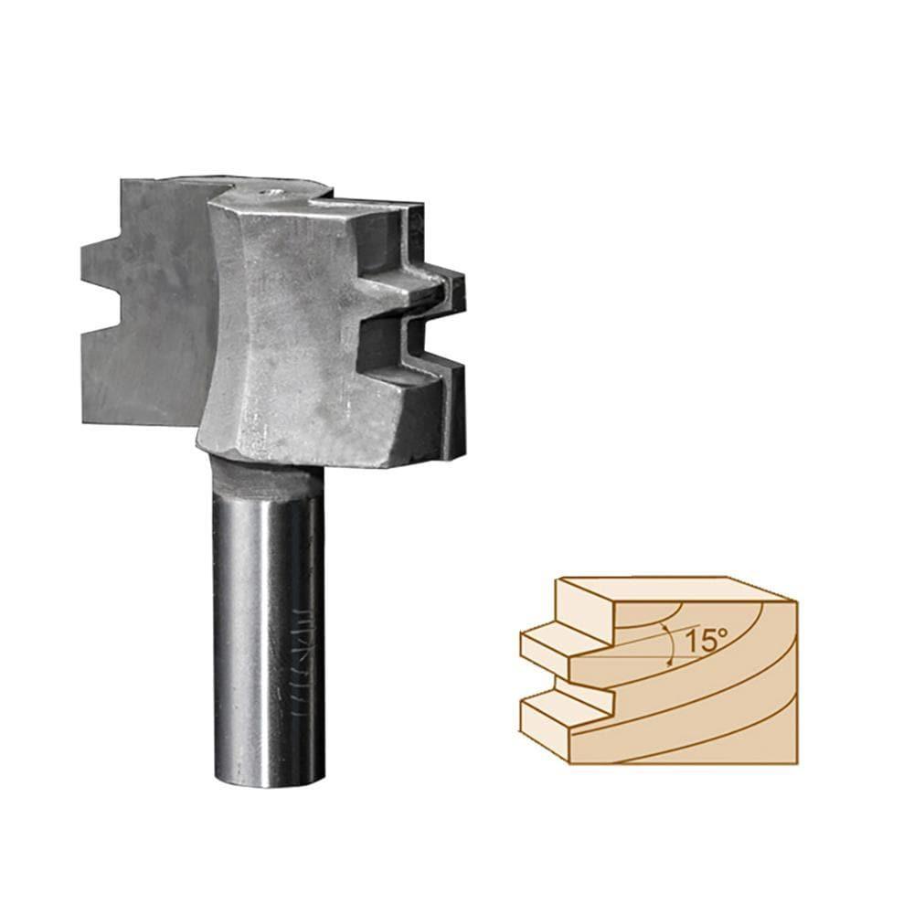 15 Degree Reversible Glue Joint Router Bit