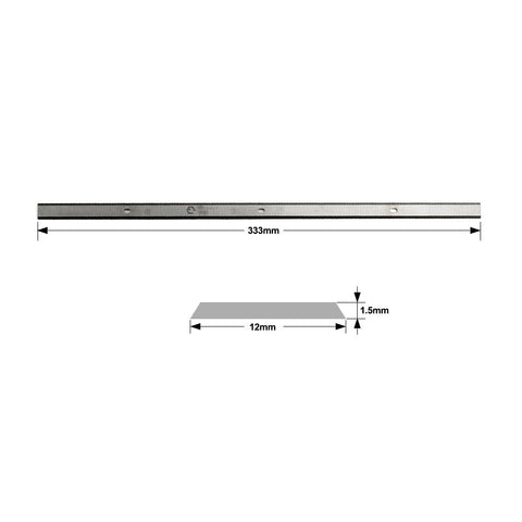 13-Inch HSS Planer Blades Knives for Grizzly G0689 Planer, Set of 2