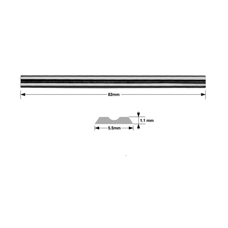 Blade de cepillador reversible de carburo de 3-1/4 pulgadas para Craftsman 900173700 Suminador