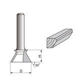 60 Degree Table Edge Router Bit - FindBuyTool