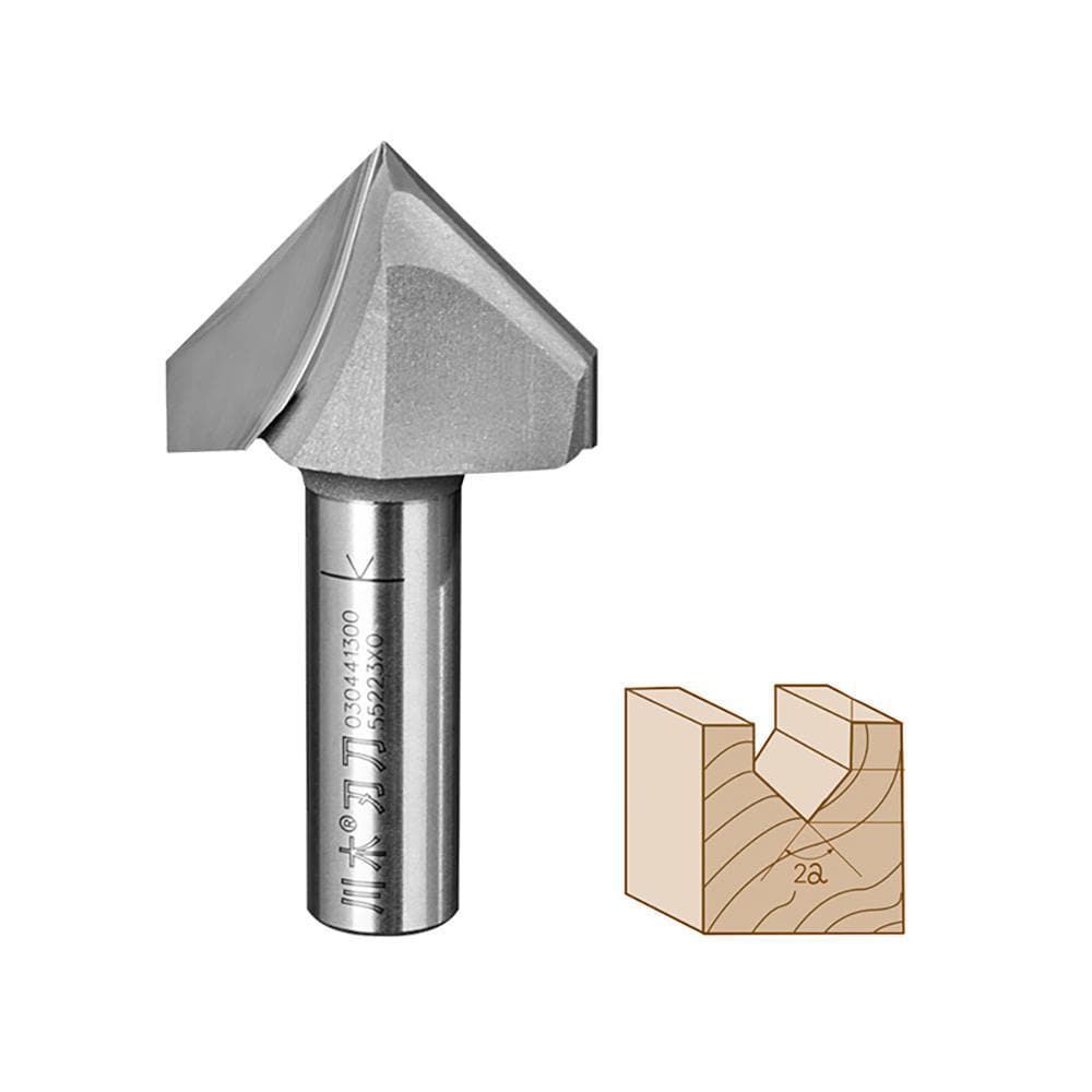 90 Degree V Groove Template Router Bit-1