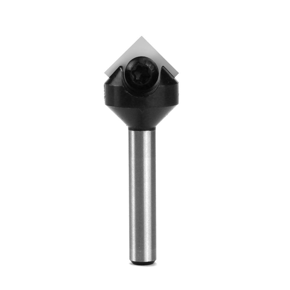 90 Degree V Groove Router Bit with Carbide Insert – FindBuyTool