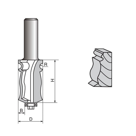 Architectural Molding Router Bit-1112 - FindBuyTool