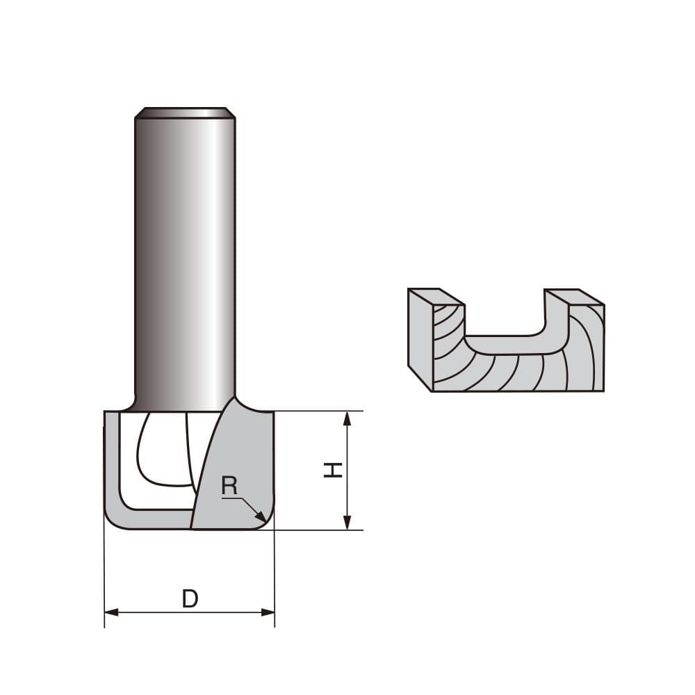Bowl & Tray  Router bit